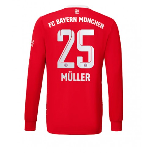 Dres Bayern Munich Thomas Muller #25 Domaci 2022-23 Dugi Rukav